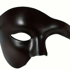 NYE Black Half Face Mask